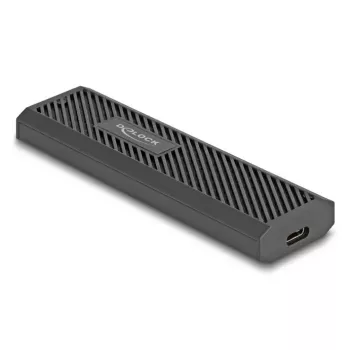 SSD-Gehäuse DeLOCK 42031 Schwarz M.2 PCIe SATA 20 Gbit/s