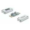 DELOCK Netzwerk-Anschlussdose Cat.6 STP LSA, S/UTP-Schirmung, 35×82×23 mm, silber