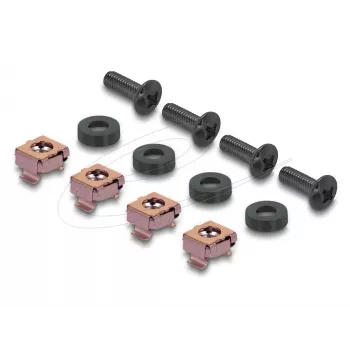 Abdeckplatte DeLOCK 67431 mit 3 eingebauten 60×60 mm Lüftern, Metall, dunkelgrau, 1 Stk.