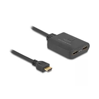 DeLOCK HDMI-Splitter 1 x HDMI-Eingang auf 2 x HDMI-Ausgang 4K 60 Hz