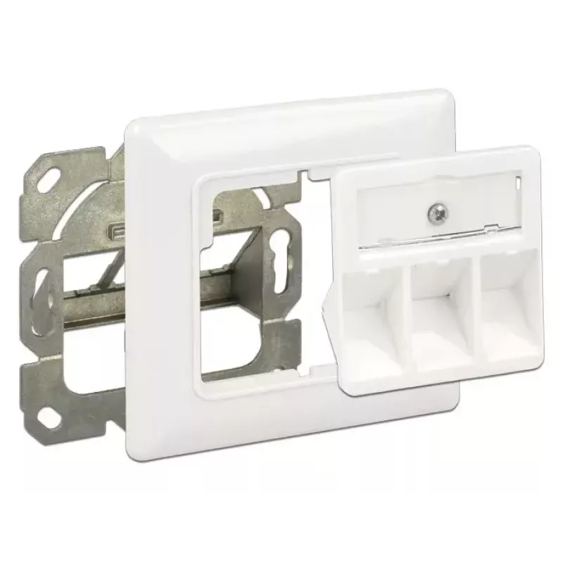 Socket Outlet RJ-45 DeLOCK 86194 Silber Weiß