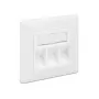 Socket Outlet RJ-45 DeLOCK 86194 Silber Weiß