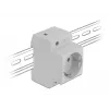 Steckdose CEE 7/3 DeLOCK 11472 Grau