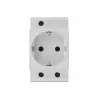 Steckdose CEE 7/3 DeLOCK 11472 Grau