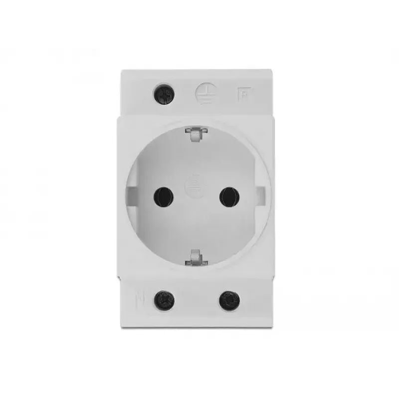 Steckdose CEE 7/3 DeLOCK 11472 Grau