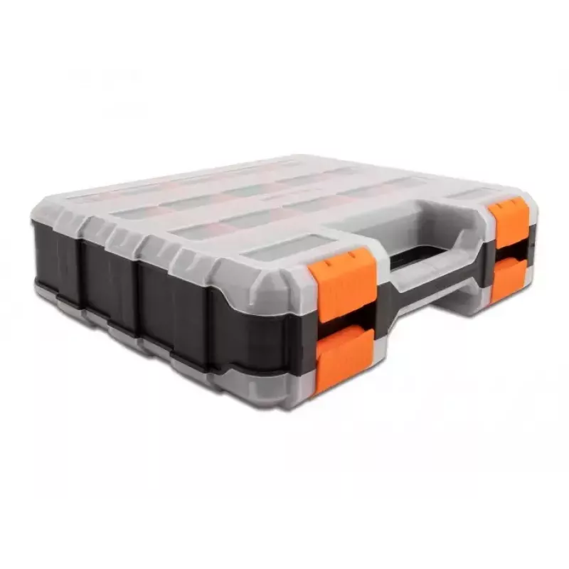 Aufbewahrungsbox DeLOCK 18417 Rechteckig Kunststoff Schwarz Orange 270x320x80mm