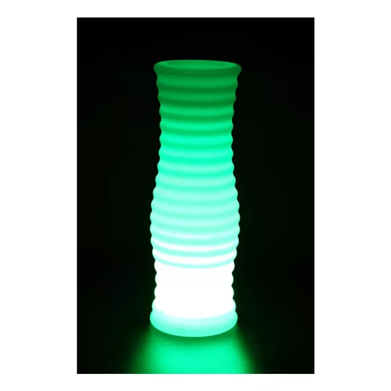 Techly I-LED-Blumentopf Weiß Kunststoff 1 Stk.