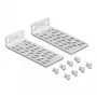 Montageset DeLOCK 66236 Universal Rack-Montageset 2 Stück Silber Metall