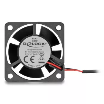Lüfter DELOCK 67287 axial 4 cm, 5 V DC, Kugellager, 0,19 m³/h, schwarz