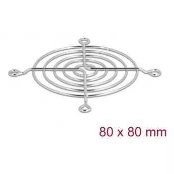 Lüftergitter DELOCK 67306 — Metall 75,5 × 75,5 mm für Computer-Kühlungslüfter