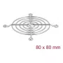 Lüftergitter DELOCK 67306 — Metall 75,5 × 75,5 mm für Computer-Kühlungslüfter