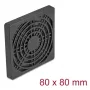 Lüftergitter DELOCK 67311, ABS, schwarz, 87×87 mm, Montageabstand 71,5×71,5 mm