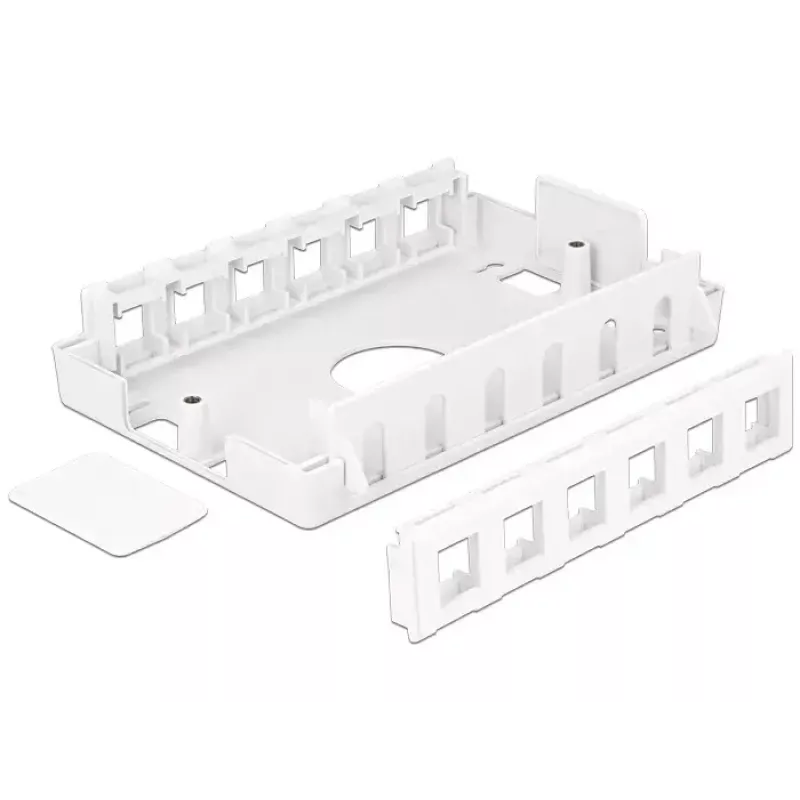 Elektro-Abzweigdose DeLOCK 86172 Edelstahl Weiß 111,6x171x38 mm