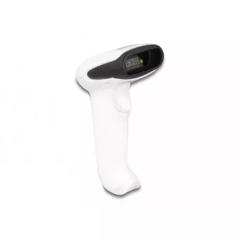 Hand-Barcodescanner DeLOCK 90587 1D 2D Kabellos Bluetooth USB Weiß
