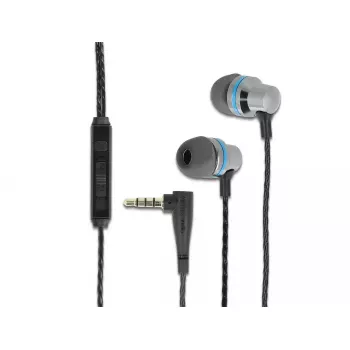 Headset DeLOCK 27183 In-Ear-Kopfhörer 3,5-mm-Klinke Mikrofon Lautstärkeregelung