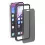 Datenschutz-Tempered-Glass-Display-/Rückseitenschutz für Apple iPhone 16 — DELOCK 81281, stoß- und kratzfest, schwarz/transparent, 1 Stück
