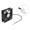 DELOCK Computer-Gehäuselüfter 92 mm 5 V DC Kugellager 1,02 m³/h Schwarz (Modell 67291)