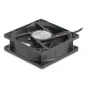 Computer-Gehäuselüfter DELOCK 67296 — 80 mm, Kugellager, 0,97 m³/h, schwarz