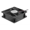 Lüfter DELOCK 67298 120 mm Schwarz 12 cm Kugellager 12 V DC 3,53 m³/h