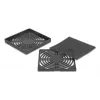Lüftergitter DELOCK 67312, ABS schwarz, 96,5×96,5 mm, Montagemuster 92,5×92,5 mm