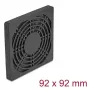 Lüftergitter DELOCK 67312, ABS schwarz, 96,5×96,5 mm, Montagemuster 92,5×92,5 mm