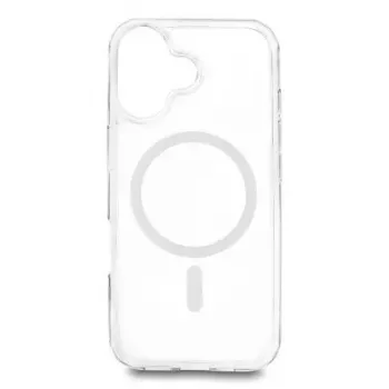 Schutzhülle für iPhone 17 von DELOCK — Cover, MagSafe-kompatibel, transparent-weiß, passend für Bildschirme bis zu 16 cm (6,3 Zoll)