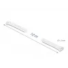 Geflechtschlauch DeLOCK 20692 10 m x 3 mm weiß