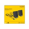 Stereolautsprecher DELOCK 27001, 2.0, USB-betrieben