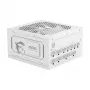 Netzteil MSI MAG A1000GL PCIE5 WHITE 1000 W ATX 24-Pin, 80 PLUS Gold, 135 mm Lüfter