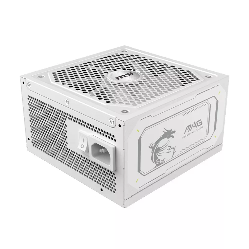 Netzteil MSI MAG A1000GL PCIE5 WHITE 1000 W ATX 24-Pin, 80 PLUS Gold, 135 mm Lüfter