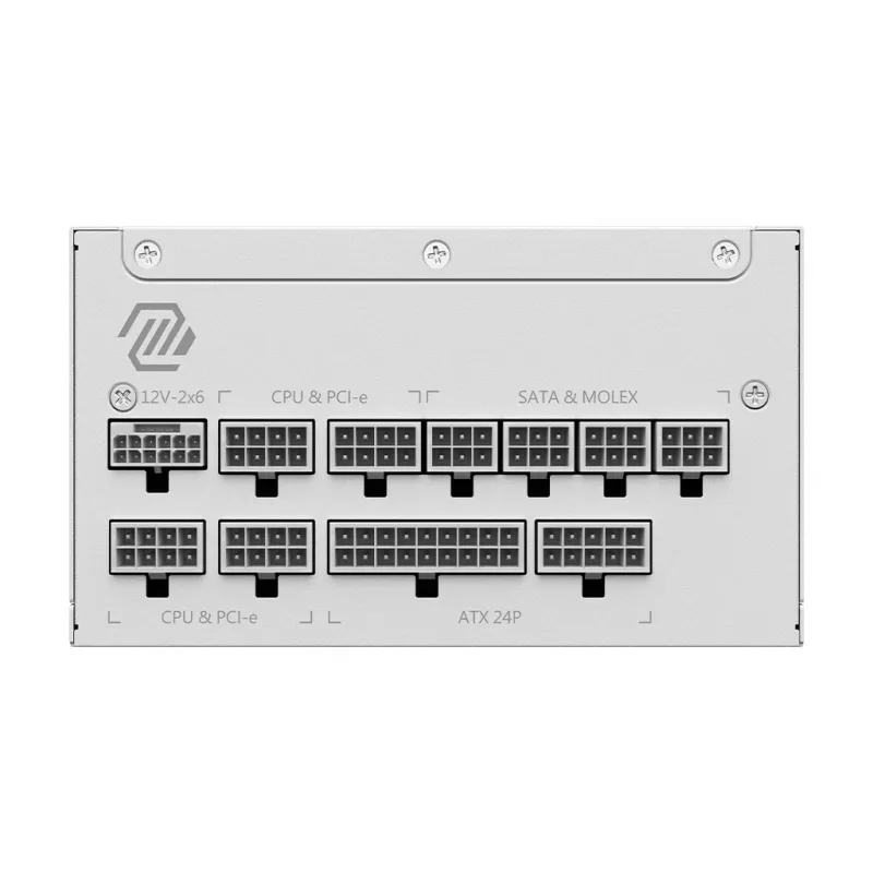 Netzteil MSI MAG A1000GL PCIE5 WHITE 1000 W ATX 24-Pin, 80 PLUS Gold, 135 mm Lüfter