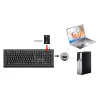 CONCEPTRONIC USB-Tastatur mit Smart-ID-Kartenleser KAYNE01IT — Full-Size 105 Tasten, italienisches Layout, kabelgebunden, 1,5 m Kabel, Schwarz