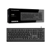 CONCEPTRONIC USB-Tastatur mit Smart-ID-Kartenleser KAYNE01IT — Full-Size 105 Tasten, italienisches Layout, kabelgebunden, 1,5 m Kabel, Schwarz