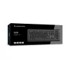 CONCEPTRONIC USB-Tastatur mit Smart-ID-Kartenleser KAYNE01IT — Full-Size 105 Tasten, italienisches Layout, kabelgebunden, 1,5 m Kabel, Schwarz