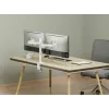 Equip 17 Zoll-32 Zoll verstellbare Dual-Monitor-Tischhalterung, Weiß