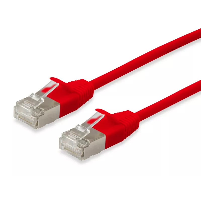 Equip Cat.6A F/FTP schlank-Patchkabel 1,5m Rot 10000 Mbit/s