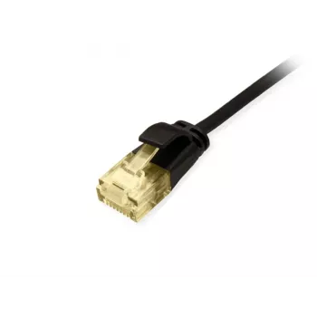 Equip Cat.6A U/UTP schlank Patchkabel 0,15 m Schwarz 10000 Mbit/s