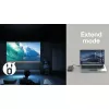 Techly IDATA USBC-HUB5WL AV-Extender AV-Sender & -Empfänger Schwarz