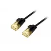 Equip Cat.6A U/UTP schlank Patch Kabel, 5,0 m, schwarz