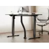 Kabelkanal Equip Doppelkanal-Kabelführungsschiene Schwarz