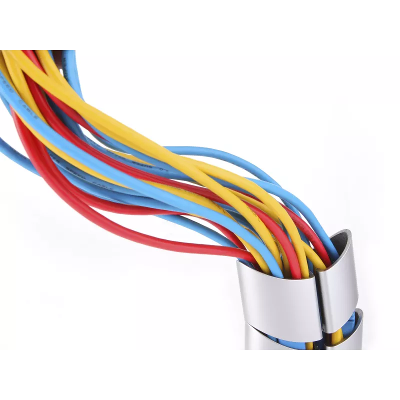 Kabelhülle Equip Doppelkanal-Kabelmanagement-Spine Silber