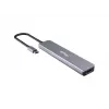 Equip USB-C 6-in-1 Multifunktionsadapter, HDMI 4K/30Hz, USB-C x4, USB-A x1, 5Gbps, 100W USB PD