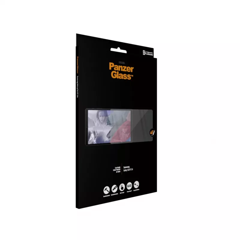 PanzerGlass® Displayschutzfolie Samsung Galaxy Tab A7 Lite, Samsung, Samsung - Galaxy Tab A7 Lite, Trockenanbringung, Kratzfest, Stoßfest, Transparent, 1 Stk.