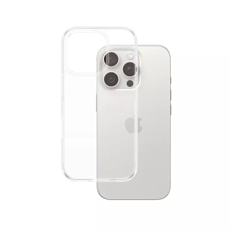 PanzerGlass ® HardCase Transparent iPhone 16 Pro, Cover, Apple, Apple - iPhone 16 Pro, Transparent