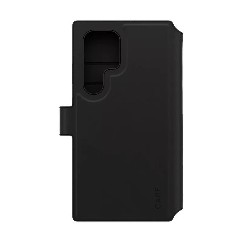 Handyhülle PanzerGlass CARE Feature Case Tango Two-in-One Wallet, kompatibel mit Samsung Galaxy S24 Ultra, transparent