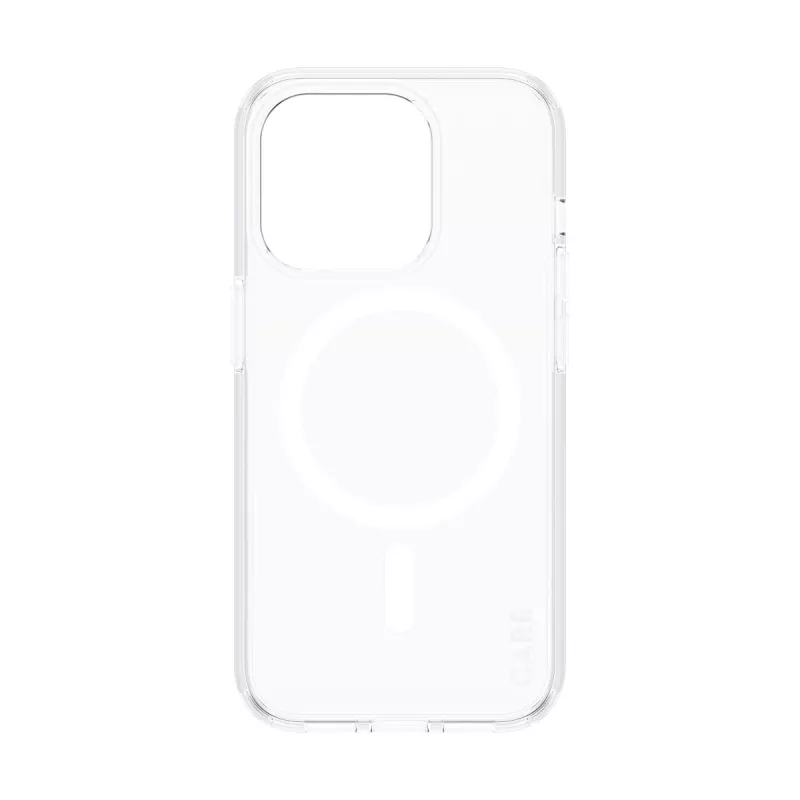 PanzerGlass CARE™ by ® Urban Combat Hülle Transparent mit weißem MagSafe iPhone 15 Pro