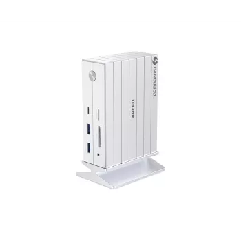 D-Link DUF-E01/E Laptop-Dock/Port-Replikator Kabelgebunden Thunderbolt 4 Weiß