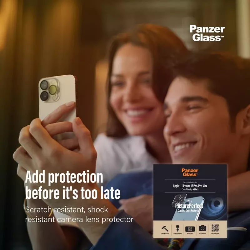 Kameraobjektiv-Schutzglas PanzerGlass Apple iPhone 13 Pro 13 Pro Max kratzfest stoßfest