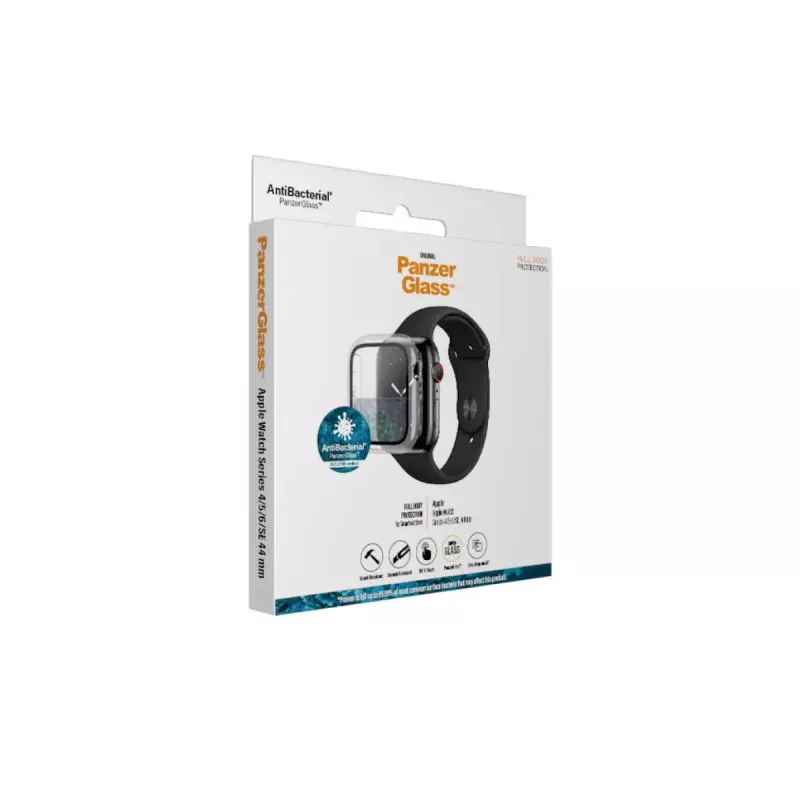 PanzerGlass ® Full-Body-Hülle Transparent Apple Watch SE 3 | SE | 6 | 5 | 4 | 44mm