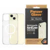 Schutzhülle HardCase MagSafe Handyhülle PanzerGlass für iPhone 15 Plus — transparentes recyceltes Kunststoff, passend für 6,69-Zoll-Bildschirm